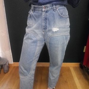 VTG 90s High Waisted Distressed Upcycled Mom Jeans